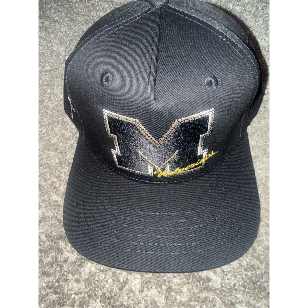 Travis‎ Scott Cactus Jack x Michigan Wolverines Mitchell & Ness Hat Snapback Cap